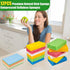 Sponges Kitchen, 12PCS Dish Sponge, Premium Kitchen Sponges, Non-Scratch Scrub Sponges for Washing Dishes, Multipurpose Cellulose Sponges for Clea...