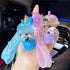 Cute Keychain Animal Liquid Floating Kawaii Keychains Backpack Pendant Charm Wristlet Key Ring for Girl Women...