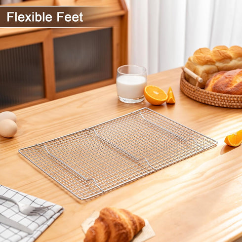Cooling Rack, 10"x15" Cookie Cooling Rack for Cooking and Baking, Oven and Dishwasher Safe, Kitchen Wire Baking Rack for Roasting, Grilling, Servi...