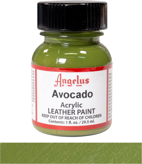Angelus Acrylic Leather Paint Avocado Green 1oz...
