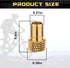 Bike Tire Valve Adapter Presta to Schrader Valve Adaptor Bike Inflatable Adapter - Convert Presta/French Valve to US/Schrader Valve - Inflate Tire...