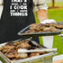 Rosoz Funny BBQ Black Chef Aprons for Men, I Cook and I Know Things Adjustable Kitchen Cooking Aprons with Pocket Waterproof Oil Proof Father’s Da...