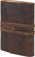 Handmade Leather Journal/Writing Notebook Diary/Bound Daily Notepad For Men & Women Unlined Paper Medium, writing pad for artist, sketch (Brown Ta...