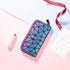 Geometric Luminous Purses and Handbags for Women Holographic Reflective Bag Backpack Wallet Clutch Set...