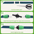 Expandable Garden Hose Repair Kit with Metal Clamp,Dual-Channel Hose Female Male Connectors for Pocket Hose/Flexi Hose Expandable Garden Hose 25 5...