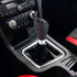 Arenbel Shifter Knobs 5 Speed Car Gear Stick Leather Shifter Lever Handle Fit Most Manual Vehicle, Black Leather...