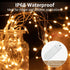 Olafus 16 Pack Christmas Fairy Lights Battery Operated Warm White, Halloween Small String Lights Copper Wire 20 LED 7ft, IP68 Waterproof Bottle Li...