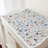 Spring Garden Flowers Rainbow Changing Pad Covers Watercolor Insects Floral Leaves Baby Diaper Changing Table Pad Sheets for Boy Girl Soft Stretch...