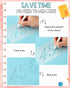 Tenare 30 Pcs Letter Stencil for Painting 4 x 7 Inch Alphabet Journal Stencil Reusable Plastic Letter and Number Stencil Font Template for Journal...