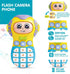 TOY Life Baby Cell Phone Toy with Baby Keys Baby Musical Toy Phone Toy Keys Toy Remote for Baby with Sound Effect Volume Control Baby Light Up Toy...