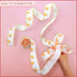 4 Roll 20 Yard Little Cutie Baby Shower Ribbon 1.5 Inch Orange Citrus Theme Wired Baby Shower Ribbon a Little Cutie Is on the Way Ribbon for DIY C...