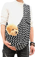 Pet Dog Sling Carrier Bag - Small Dog Purse Cat Puppy Dogs Front Carrier with Pockets and Safety Buckle, Chest Carrying Pouch Bags for Pet Traveli...