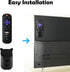 Universal Remote Holders for TCL/ Hitachi/ LG/ Sharp/ Insignia/ Sanyo/ Hisense/ Toshiba/ Element/ RCA Roku Remote Black (2 Pack)...