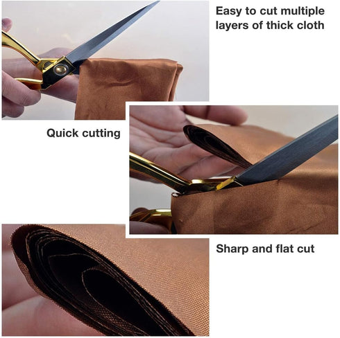 Ribbon Cutting Scissors Giant & Heavy Duty Professional Cutting Tools with Sharp Blades, Ideal for Grand Opening Ceremonies, Fabric, Crafting...