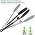 Oliver's Kitchen ® Tongs - 2x Food Safe Silicone Cooking Tongs - Locking Clip for Easy Storage - Great for BBQ - Easy To Use & Grip Kitchen Tongs ...