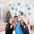 Snowflake Swirls Decoration Party Snowflake Christmas Hanging Swirls Winter Party Ceiling Decorations Blue White Silver Snowflake Garland for New ...
