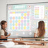 Classroom Calendar Bulletin Board Pastel Calendar Bulletin Board with Seasons Weather Chart CTP Paper-Cuts for Nursery Elementary Middle School Cl...