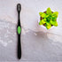 Charcoal Whitening Soft Brushes 4ct with 80 Count Charcoal Floss Picks...