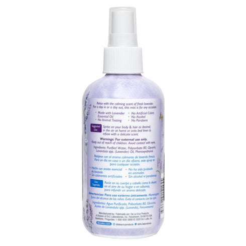 De La Cruz Lavender Water Body Mist - Lavender Spray body mist With Pure Lavender Essential Oil 8 fl oz (236 mL)...