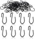 Giantree 60Pcs Mini S Hooks, 1 Inch Small S Hooks for Hanging Small Metal Hooks S Hooks Black, S Shaped Mini Hooks for DIY Crafts Jewellery Hangin...