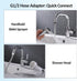 Faucet Aerator For Sink Faucet Adapter- 360° Swivel Faucet To Hose Adapter with 55/64 inch Female Thread, Included 1/2 inch Male Faucet Adapter, C...