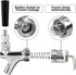 PERA Draft Beer keg Faucet Chrome Plating Tower Tap dispenser beer shank faucet Shank Tap Kit For homebrew kegerator keg kegging...