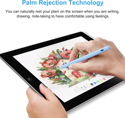 Stylus Pen for iPad (2024-2018) with Fast Charge & Palm Rejection,FOJOJO Active Pencil for Apple iPad Pro 11/13 M4,iPad Air 11/13 M2,iPad Pro 11/1...