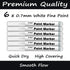 White Paint Pen, 6 Pack 0.7mm Acrylic Permanent Marker White Paint Pens for Wood Rock Plastic Leather Glass Stone Metal Canvas Ceramic Marker Extr...