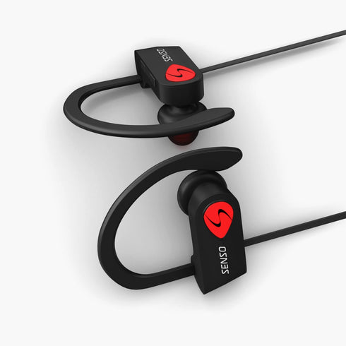 Senso Bluetooth Headphones, Best Wireless Sports Earbuds w/Mic IPX7 Waterproof HD Stereo Sweatproof Earphones for Gym Running Workout Noise Cancel...