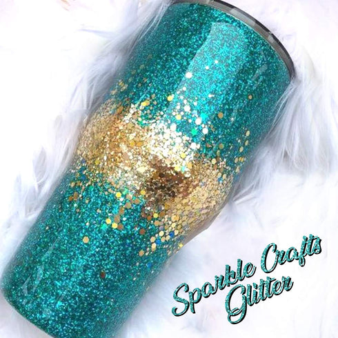 Green Glitter, Glitter, YGDZ Christmas Glitter 150g/5.29OZ Extra Fine Glitter for Crafts, Craft Glitter for Resin Arts Crafts Tumbler Body, Festiv...