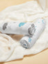 TILLYOU Baby Crib Sheets for Boys Girls, Super Soft Toddler Bed Sheets, 2 Pack Sheets for Standard Crib Mattress 28x52in, Blue Clouds and Stars...