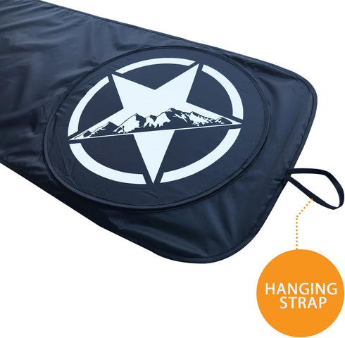 Wrangler, Gladiator Accessories JL,JT,JK,TJ,LJ,YJ Windshield Sunshade, fits Every Year Wrangler 1985-2025 Custom fit, Heat Shield Sun mat...