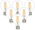 KGC LED Edison Globe Light Bulbs, Neutral White 4000K CRI 90, LED Filament Light Bulb, 6W Equivalent to 60W 700LM, G25(G80) Dimmable, Clear Glass ...