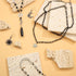 3 Pcs Halloween Gothic Sun and Moon Jewelry Set Head Chain Multilayer Star Choker Crystal Earrings (Silver,Boho)...