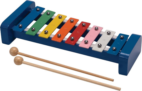 Schylling Wooden Xylophone - Colorful Kids Instrument - includes Wooden Mallets and Embossed Metal Keys - Ages 3 and Up...