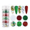 Christmas Nail Art Glitters Sequins 3D Snowflake Christmas Tree Nail Sequins for Acrylic Nail Supplies Xmas Winter Nail Decals for for Women Nail ...