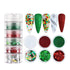 Christmas Nail Art Glitters Sequins 3D Snowflake Christmas Tree Nail Sequins for Acrylic Nail Supplies Xmas Winter Nail Decals for for Women Nail ...