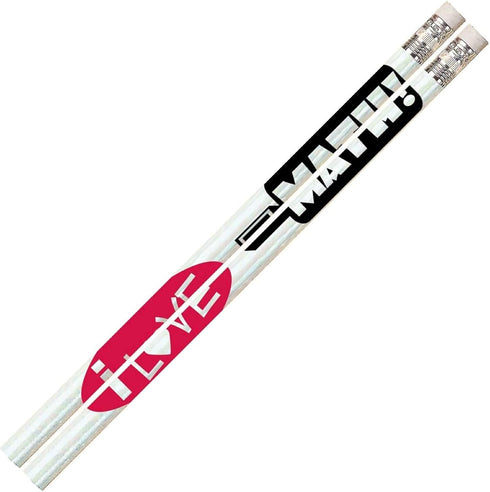 Express Pencils D1431 I Love Math - 36 Qty Package - School Pencils...