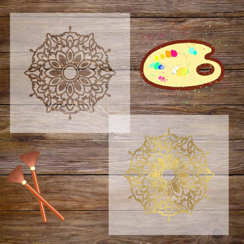 12 Pack 4 Mil Clear Mylar Stencil Sheets, 12" x 12" Blank Stencils, Reusable Template Material, Make Your Own Stencil Compatible Vinyl Cutting Mac...