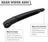 Rear Wiper Arm Blade Nut for Replacement for Jeep Renegade 2015-2021,Rear Wiper Cover Accessories Assembly, Wiper Cap Set for Back Windshield Wind...