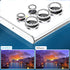 for Galaxy S23 Ultra Camera Lens Protector, Aluminium Alloy Ring 9H Tempered Glass Anti Scratch Decorative Camera Cover Accessories for Samsung Ga...