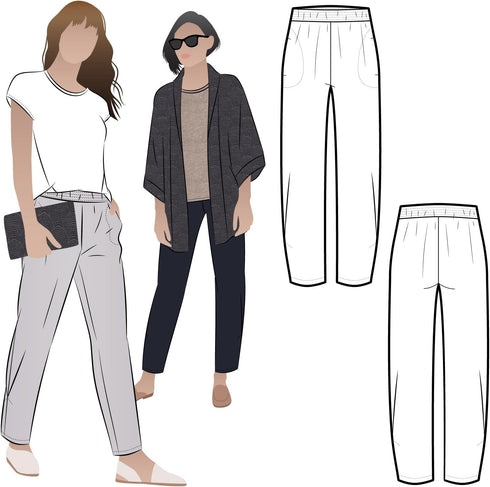 Style Arc Sewing Pattern - Besharl Pant (Sizes 04-16)...