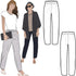 Style Arc Sewing Pattern - Besharl Pant (Sizes 04-16)...