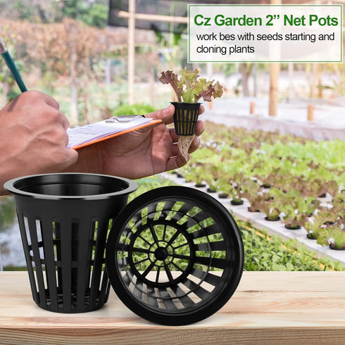 50PCS 2 inch Net Pots, Hydroponics Cup, Net Cups for Indoor or Outdoor Growing...