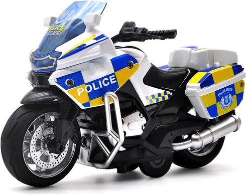 Die Cast Toy Motorcycle Model - Pull Back Vehicles with Sounds and Lights, Motorcycle Toys for Kids 3-9, for Youngsters who are into Collectible S...