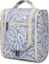 Narwey Hanging Toiletry Bag Women Travel Makeup Bag Organizer Toiletries Bag for Travel Size Essentials Accessories Cosmetics (Medium, Blue Leaf-1...