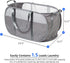Tear Proof Pop Up Laundry Hampers, with Strong Handles Laundry Hamper, Easy to Carry & Go Up and Down Stairs, Honeycomb Mesh-Breathable, Easy to C...
