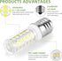 E17 Appliance Led Light Bulb,Kei D28A Refrigerator Bulb-6000K 3W AC100-130V Daylight White Refrigerator Light Bulb Replacement Compatible for Frig...