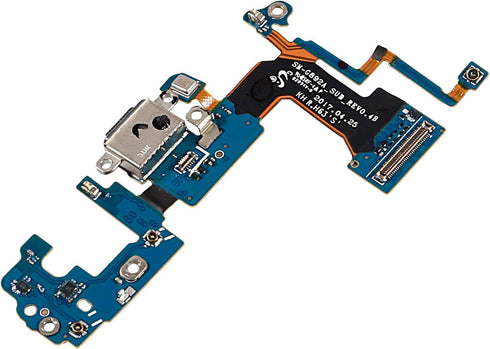 USB Charging Port Flex Cable Microphone Replacement for Samsung Galaxy S8 Active AT&T G892A with Tools (for S8 G892A)...