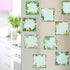 450 Sheets Tropical Palm Sticky Notes Luau Party Favor Hawaiian Fun Notepad Summer Themed Beach Memo Pad Self Adhesive 2.9" Mini Sticky Note for T...